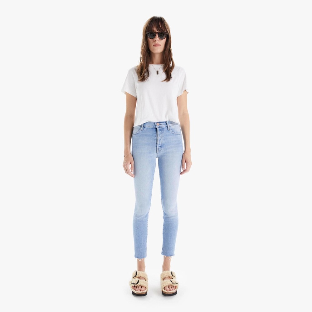 Mother Denim The Looker Ankle Fray Ready To Roll